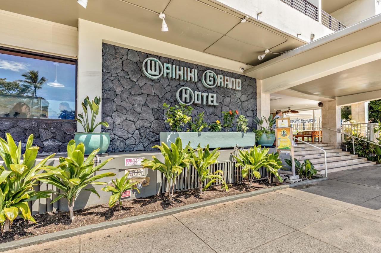Inviting Waikiki Grand Hotel Room One Block To Beach! โฮโนลูลู ภายนอก รูปภาพ